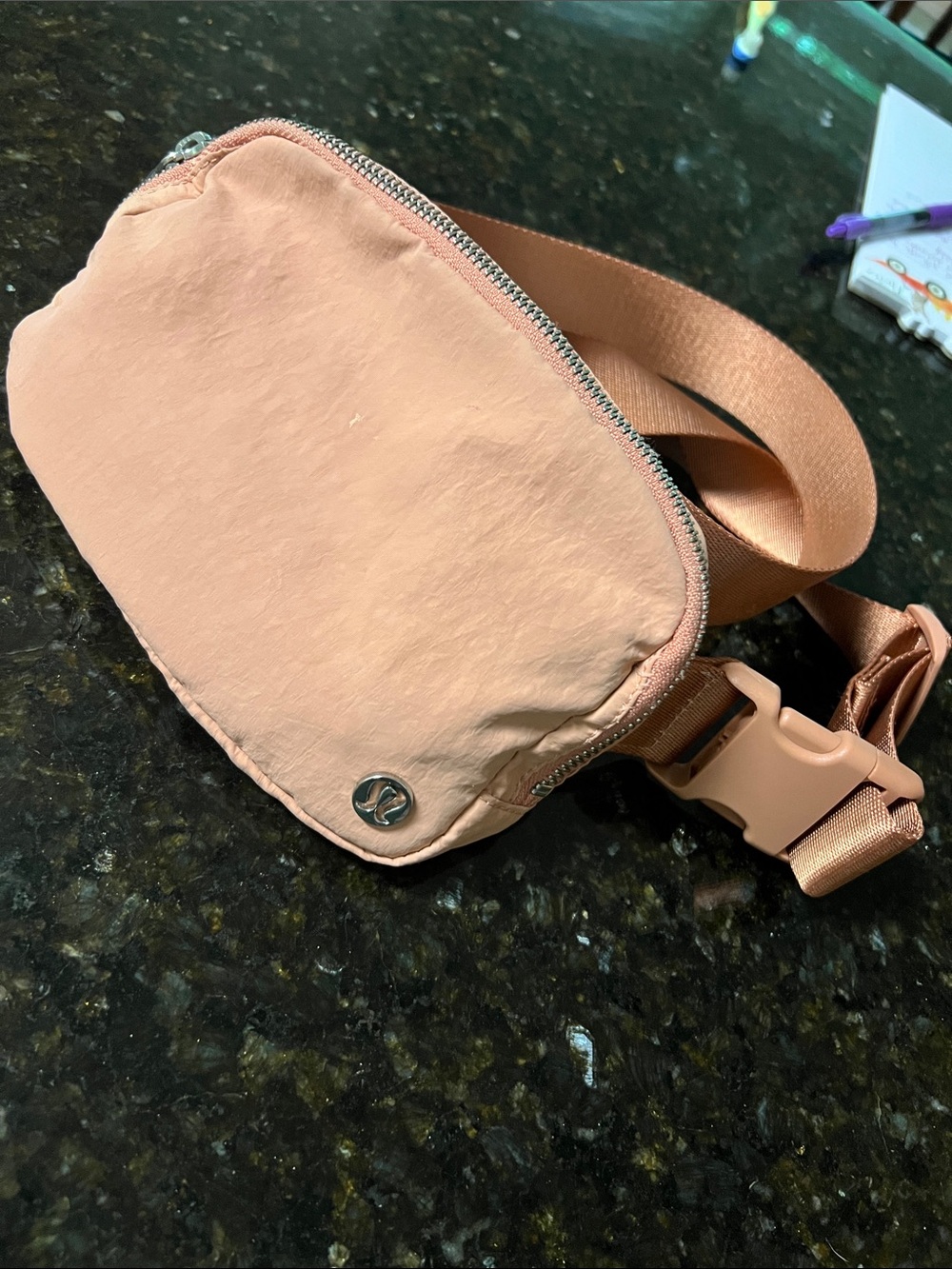 lululemon athletica Peach Blush belt bag
